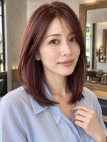ウト(Uto)&nbsp;レイヤーカット/ピンクブラウン/メテオカラー/髪質改善/四条烏丸