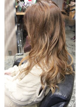 オーバーキャプテンネイキッド(OVER CAPTAIN NAKED) オリーブグレージュ☆ソフトグラデーション