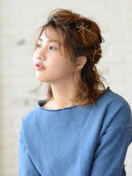 アース 熊本光の森店(HAIR&MAKE EARTH) ボブでも簡単！お手軽くるりんぱ。【EART熊本光の森】