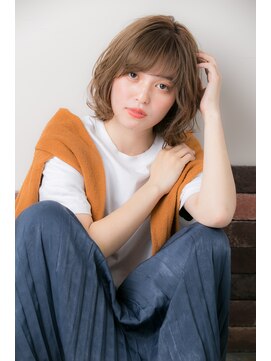 リノナ(Linona) 前髪シースルー抜け感ボブ 透明感グレイパール【Linona/リノナ】