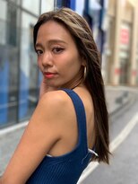 オースティン 門前仲町(AUSTIN)&nbsp;前髪かき上げイメチェンイヤリングカラーラベンダーカラーくびれ