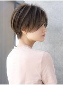 前髪なし大人ショート20代30代40代【AIN.表参道】川原大地