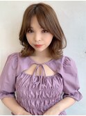 〈藤間〉2wayバング韓国フェミニンヘア