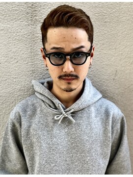 フランクスバーバーリザーブ 人形町店(FRANK’S BARBER RESERVE) アップバングテーパーフェードバーバースタイルS