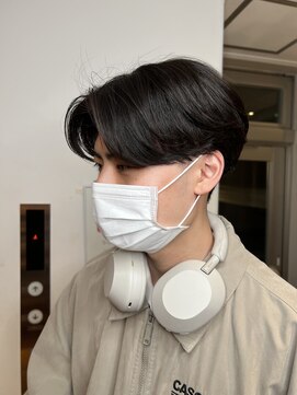 エクリ 麻布十番(equri) ニュアンスパーマセンターパート