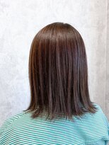 デミヘアー(Demi hair)&nbsp;アッシュブラウン×外ハネ