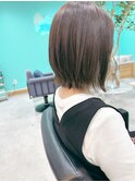 インナーカラーが可愛いボブスタイル