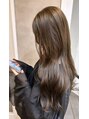 シルク(silk) ブリーチなしで透明感たっぷりカラー