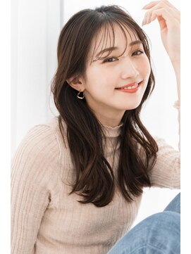 トッカ ヘアアンドトリートメント 難波店 シースルーバング×ふんわりヘア