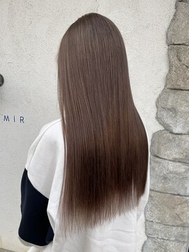 シェミール(CHEMIR) グレージュ×ブリーチカラー【四日市】