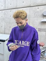 アイズ 海老名(AIZU)&nbsp;極道パーマ ワンカールパーマ ブリーチパーマ スキンフェード