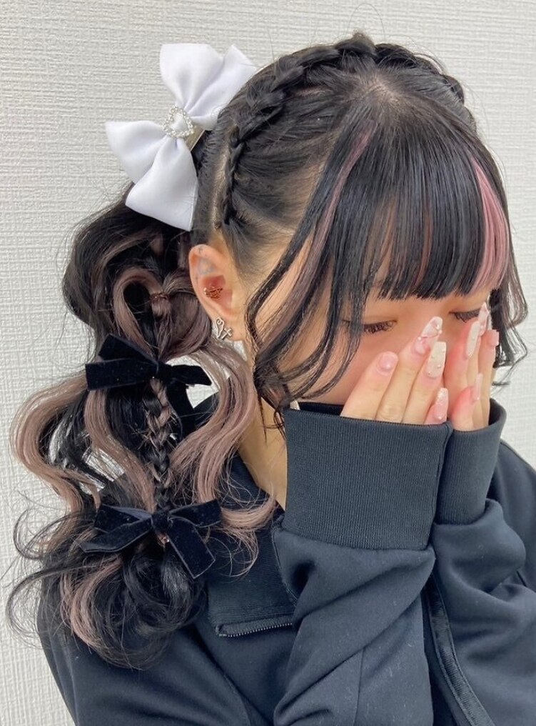 あみかちゅサイドポニー：L198535225｜ヘアセットサロン サロン