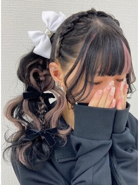 ヘアセットサロン サロンエイミー(salon aemii) あみかちゅサイドポニー