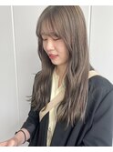 ブリーチなしダブルカラー アッシュベージュ