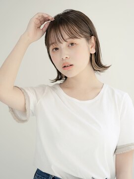 エンタク 新宿三丁目店(enntaku) ケアブリーチ/グラデーションカラー/ペールベージュ[新宿駅]