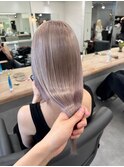 7943ミルクティーアッシュベージュハイトーンカラーストレート
