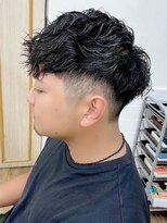 ネオリーブ クーロ メゾン 横浜(Neolive curro Maison)&nbsp;スペインカール×ソフトフェード[メンズ]