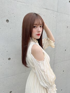 イオエ 三宮(ioe) 黒髪/前髪/こなれミディ/イメチェン/ボブルフ/髪質改善/ワンレン