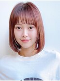 Say.黒髪ボブルフネビージュ小顔ワンレン