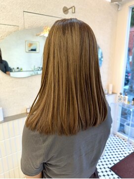 コス(KOS) 【KOS 立川】オリーブグレージュ×ミディアム