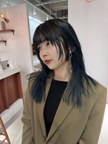 ルッチ 立川(LUCCI)&nbsp;【HIDETO】ブルーカラー 顔周りレイヤー レイヤーカット