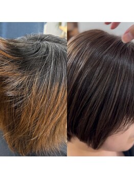 エメヘアデザイン ルイス(Aimer Hair Design Lewis)の写真/おしゃれを楽しみたい白髪世代の大人女性たちへの新提案♪お客様に合わせた【白髪ぼかし】を体験！