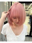 【LINOET 名古屋】 上村ミズキ ピンクカラー