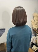 髪質改善カラー　白髪ぼかし