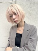 ハイトーンボブ☆ブリーチカラー【新宿】