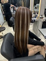 ラピス 福岡天神店(Lapis)&nbsp;エクステ/ミニウルフ/チェリーブラウン/ホワイトグレージュ