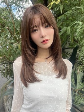 Liberte銀座 銀座レイヤーカット×チョコレートブラウン