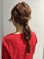 エアー 福岡(AIR)&nbsp;抜け感大人の編みおろしアレンジ