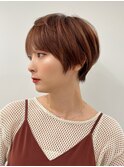 ◎艶感ピンクベージュふんわりマッシュ