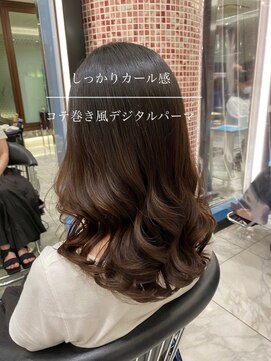 アピッシュ ギンザ(apish ginza) tomo髪質改善/コテ巻きパーマ/デジタルパーマ/前髪パーマ/銀座