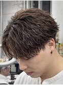 縦落ちツイストスパイラルセンターパート