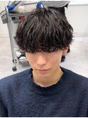 メンズパーマショート刈り上げマッシュツーブロック仙台