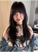 大分韓国ヘアかき上げレイヤーカット