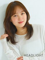 アーサス ヘアー サローネ 五井店(Ursus hair salone by HEADLIGHT)&nbsp;ミルクブラウン似合わせ小顔ミディアムレイヤーウルフくびれ韓国
