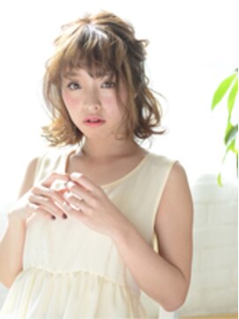 アース コアフュールボーテ 長野駅前店(EARTH coiffure beaute) ゆるふわハーフアップ
