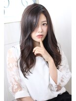 ガランテ(Galante)&nbsp;艶々デジタルパーマひし形シルエットロブエアリーグレージュ