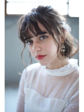 ラべリー 池袋(LOVELEY) ナチュラルボブ×アッシュブラウン　【池袋】