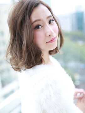 アグ ヘアー スター 大阪あびこ店(Agu hair star) モテふわミディ☆ほつれウェーブ