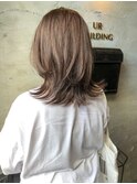 外ハネミディアムレイヤー