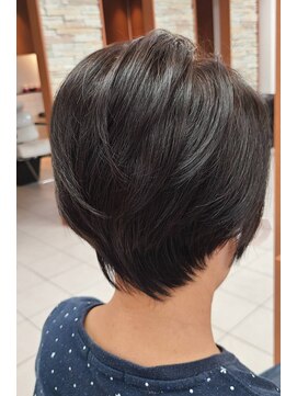 バサ 鷺ノ宮店(BASSA) 【佐々木　スタイル】ハンサムショート×ツヤ髪スタイル