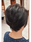 【佐々木 スタイル】ハンサムショート×ツヤ髪スタイル
