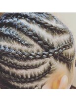 クローバー(CLOVER)&nbsp;☆飯坂けんか祭り仕様☆半頭コーンロウ☆