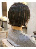 〈キシタクヘアー〉切りっぱなしボブ