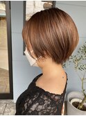 ＊ショートボブ＊ナチュラルベージュ＊