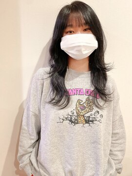 ツイギー 宮西店(TWiGGY) 暗髪×ロングウルフ