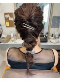 結婚式お呼ばれヘアセット♪